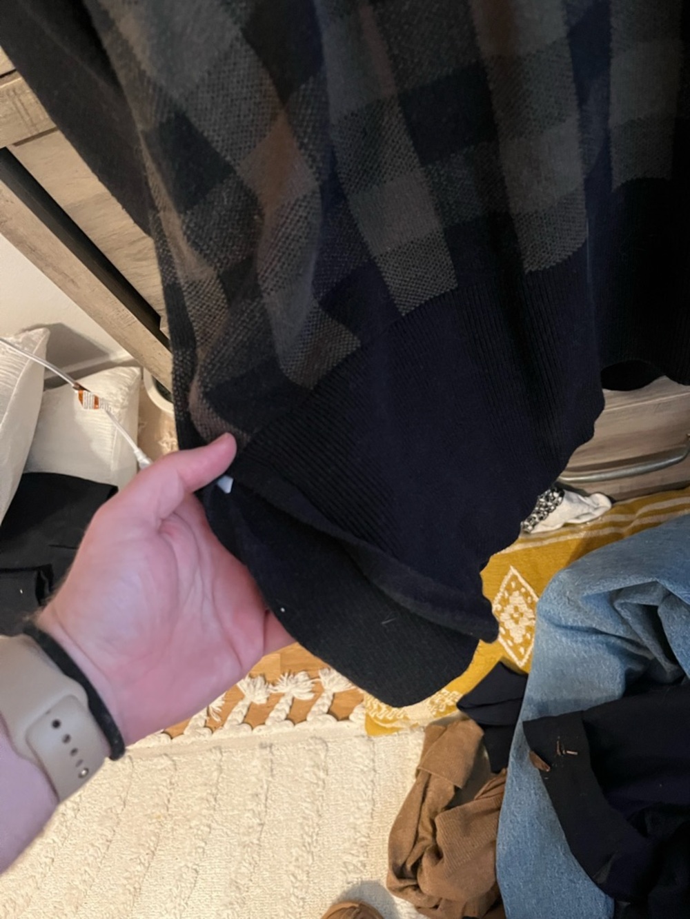 LOFT Black Ribbed Sweater - Outlet - Picture 6 of 6